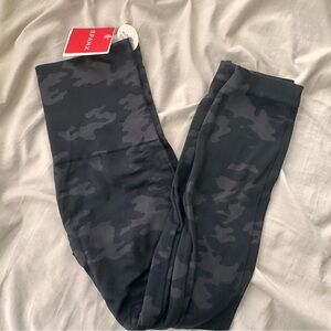 SPANX Black Camouflage Leggings